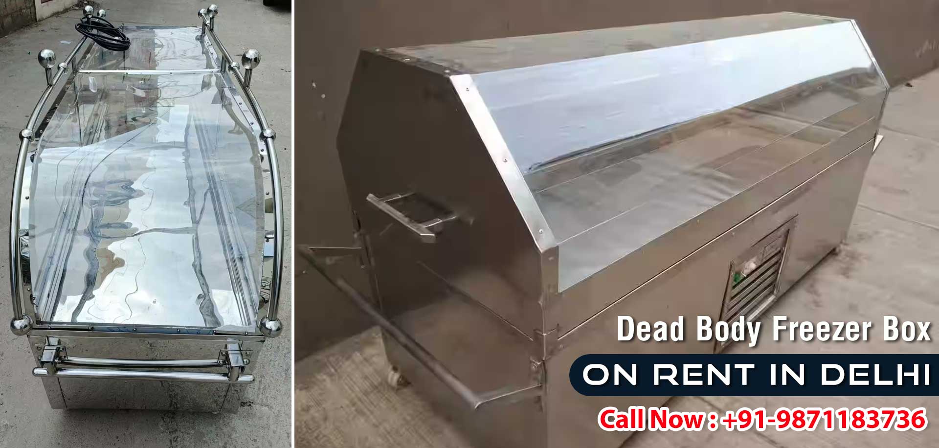 Dead body Freezer Box on Rent in Rajinder Nagar